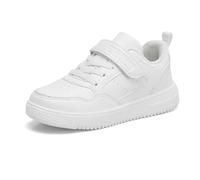 Nuevo Boys Sneakers Zapatillas Deportivas versátiles para niños ligereza y Agarre para Interiores y Exteriores Rendimiento Diario (White, 33.5 Big Kids)