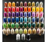 Nuevo BrothRead 63 Brother Colors Bordery Machine Kit de subproceso 500m (550y) Cada carrete para hermano Babylock Janome Singer Pfaff Husqvarna Bern