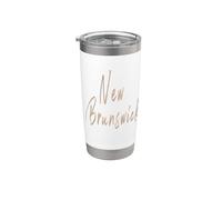 Nuevo Brunswick Canadá Diseño elegante vintage Vaso térmico de acero inoxidable de doble pared