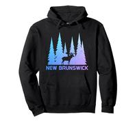 Nuevo Brunswick Moose Naturaleza Amante Sudadera con Capucha