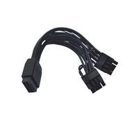 Nuevo Cable de Alimentación Flexible de 16 Pines A Dos de 8 Pines para Tarjeta Gráfica GPU, Calibre 16 AWG, Reforzado para Juegos Sin Interrupciones