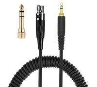Nuevo cable de audio de recambio de muelle para AKG K240 K702 Q701 K271 K267 K712 Cable de auriculares 6,35 /3,5mm macho a negro mínimo