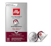 NUEVO Cápsulas de café Illy Intenso 30 piezas Espresso Arabica Nespresso comp...