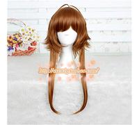 Nuevo Cardcaptor Sakura Cosplay peluca Kinomoto Sakura pelucas pelo Card Captor mujeres marrón resistente al calor pelucas de pelo sintético 60cm