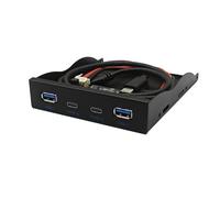 Nuevo concentrador de panel frontal USB 3.2 GEN2 de 10 Gbps para computadoras de escritorio de 3.5 pulgadas, controlador de disquete de 19 pines a puerto tipo C para escritorios