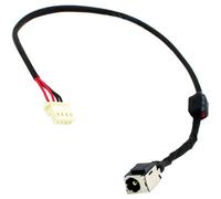 Nuevo conector de alimentación AC/DC con enchufe y puerto de carga, con arnés de cables, para Toshiba Satellite L750, L750D, L755 y L755D.
