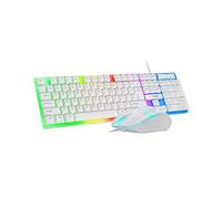 Nuevo conjunto de teclado y ratón Tf230 con cable, teclado y ratón USB retroiluminados para juegos en