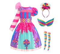 Nuevo Conjunto de vestido de princesa dulce para niño pequeño con fiesta de cumpleaños fiesta