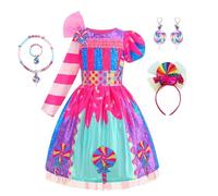 Nuevo Conjunto de vestido de princesa dulce para niño pequeño con fiesta de cumpleaños fiesta