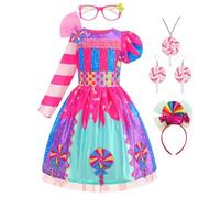 Nuevo Conjunto de vestido de princesa dulce para niño pequeño con fiesta de cumpleaños fiesta
