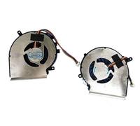 Nuevo CPU GPU Fan 4 alfileres for MSI GV62 GL62 GF62 GP62 PE60 PE62 GL62M GL62VR 7rd 8RE 7RFX 7rdx 7re 7rex refrigerador Paad06015sl (Blade Color : CPU and GPU Fan)
