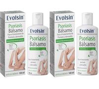 NUEVO: Crema para psoriasis Evolsin de 100 ml | Alivia la picazón y alivia la piel irritada | Patentado y probado clínicamente (Paquete de 2)