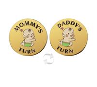 NUEVO DADA MAMA REGALOS DE DISISidos Decisiones divertidas Moneda Nuevo regalo para bebs para el padre Mummy Daddy Embarazo Mujeres Primera vez para