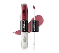 NUEVO Dermacol - Color Labial 16 Horas, Brillo Labial de Alta Pigmentación, Brillo Labial Bifásico, Maquillaje Labial a Prueba de Besos con Acabado Mate y Brillo, no. 35, Sugar Plum