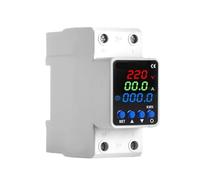 Nuevo dispositivo de protección contra sobretensión y subtensión ajustable con pantalla de KWh, relé protector y monitor de riel DIN.(2P VA Kwh type,40A)