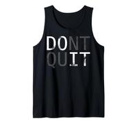 Nuevo Do it Don't Quit. Eslogan motivador para tu Entrenamiento Camiseta sin Mangas