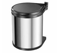 Cubo de basura empotrable Compact-Box M Hailo, con sistema de elevación de la tapa, 1 x 15 l