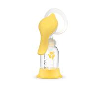 Nuevo extractor de leche manual Medela Harmony, sacaleches de una sola mano con protectores flexibles para mayor comodidad y extraer más leche