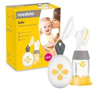Nuevo extractor de leche Medela Solo - Sacaleche eléctrico simple y fácil de usar con escudos flexibles, proporcionando más comodidad y expresión más leche