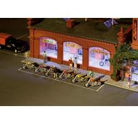 Nuevo Faller Escala H0 1:87, 6 Motocicletas, Artículo: 180603