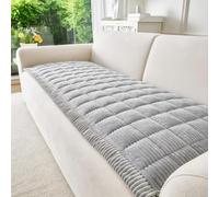 Nuevo Funda De Sofá Grueso para perros, protector de sofá antideslizante | Suave Pana Funda de Sofa 2 3 4 plazas Lavable, manta para sofá Chaise Longue Protector De Muebles(Gray,70*210cm)