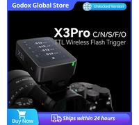 Nuevo Godox X3pro TTL HSS 2,4G disparador de Flash inalámbrico transmisor de pantalla táctil OLED carga rápida para Canon Nikon Sony Fujifilm X3pro-S