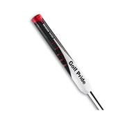 *NUEVO* Golf Pride 2024 Agarre de putter redondo cónico inverso mediano mediano - Colección de golpes mejorada, suave y pegajoso, tracción superior, 63 g, redondo 0.580 - Negro clásico/blanco/rojo