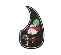 Nuevo Golpeador De Guitarra Con Incrustaciones De Madera Con Un Hermoso Patrón Con Respaldo Adhesivo Para Una Fácil Instalación Accesorios de Protección para Guitarra Acústica (Color : 15)