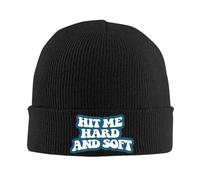 Nuevo Gorro de meldía acrílico Cálido de Sombrero de Mujer 2025 Hit ME Hard and Soft Hat