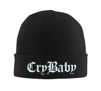Nuevo Gorro de Punto Azul Crybaby 2025 para Mujeres Skullies Gorros Sombrero de otoño e Invierno Lil Peep Estética Cálida