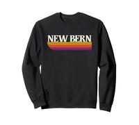 Nuevo gráfico Retro de Carolina del Norte de Berna, New Bern NC Sudadera