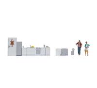 NOCH H0 Figuren-Themenwelt Küche para el Ancho de vía H0, Ideal para el diseño de escenas en el Modelo ferroviario y construcción de dioramas