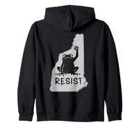 Nuevo Hampshire resiste la protesta de la Rana No Kings Day Sudadera con Capucha