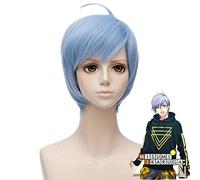 Nuevo Hand Tour A3! Misumi Ikaruga Cosplay Peluca Corta azul Pelo sintético resistente al calor Pelucas Party Unisex Anime Disfraz Pelucas HC BJSJ