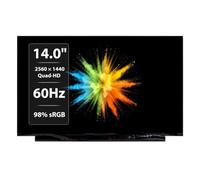 Nuevo IPS 14.0" LED LCD QHD 2560 x 1440 Reemplazo de pantalla para portátil B140QAN02.0 Panel de pantalla mate 40 pines no táctil