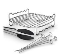 NUEVO Juego de accesorios Philips Airfryer HD9920 2 niveles parrilla pinchos ...