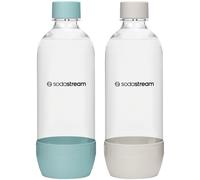 NUEVO Juego de botellas SodaStream 2x1L JET azul beige apto para...