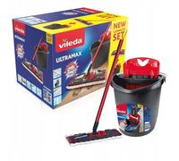 NUEVO Juego de fregona Vileda Ultramax BOX con cubo de microfibra Power Zone