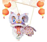 Nuevo juego de linterna de año lunar - Decoración navideña de baile del león, juego de elaboración de linternas de bricolaje | para Party School Restaurant Home Parade FWoonroom Dormitorio Estudio
