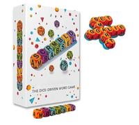 Nuevo juego de palabras con dados mezclados para 1-5 jugadores. Juego de mesa para ejercitar el cerebro, entrenar el vocabulario y el pensamiento, divertido juego de mesa familiar para fiestas (1pcs)