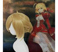 Nuevo juego de peluca Nero Fate Stay Night Saber Arturia Pendragon Cosplay peluca Fate Costume Play pelucas disfraces de Halloween cabello 3 colores C
