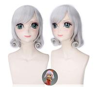 Nuevo juego Lol Annie Cosplay pelucas para mujeres plata blanco resistente al calor pelo sintético Perucas disfraz peluca