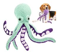 Nuevo juguete de pulpo para perros, sonido interactivo para aliviar el aburrimiento y acompañar juguetes para mascotas, para perros pequeños, medianos y grandes, juego en interiores y exteriores (B)