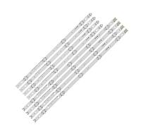 (Nuevo Kit) 8 PCS (4 * A 4 * B) Tira de retroiluminación for LG TV 49UF6407 LGE_WICOP_49inch_UHD_REV06_A LGE_WICOP_49inch_UHD_REV06_B NC490DG