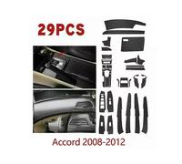 NUEVO - Kit de molduras interiores de fibra de carbono para Honda Accord 2008-2012 (29 piezas)