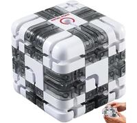 Nuevo Labyrinth 3D Puzzles Maze Cube, 2 en 1 Bola Laberinto 3D y Cubo Mágico, Juego Laberinto, Juegos de lógica, Alivia el estrés y fomenta el pensamiento lógico,Educación a través del entretenimiento
