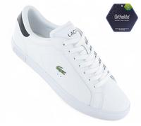 NUEVO LACOSTE Powercourt 125 - Zapatillas Hombre Cuero Blanco 749SMA0081147 ORI