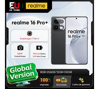 Nuevo lanzamiento: versión para la UE realme 16 Pro Plus 5G, smartphone con cámara LumaColor de 200 MP, batería de 7000 mAh y pantalla AMOLED de 144 Hz 12GB+512GB Grey