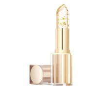 Nuevo lápiz labial transparente, 24 horas de duración, lápiz labial con temperatura con flores, bálsamo labial brillante blanco con larga duración, transparente, fórmula cremosa y humectante (#04)