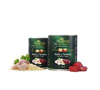 NUEVO Lata Perro JUNIOR: Pollo y Ternera, 400 g, Perro